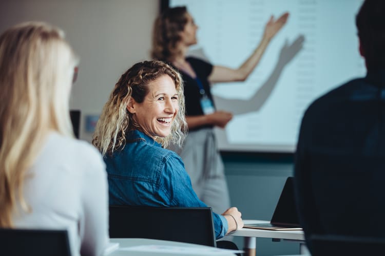 Kursist på kursus i SEO